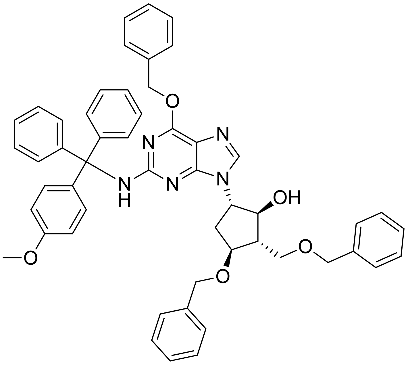 Entecavir Trityl Benzyl Intermediate