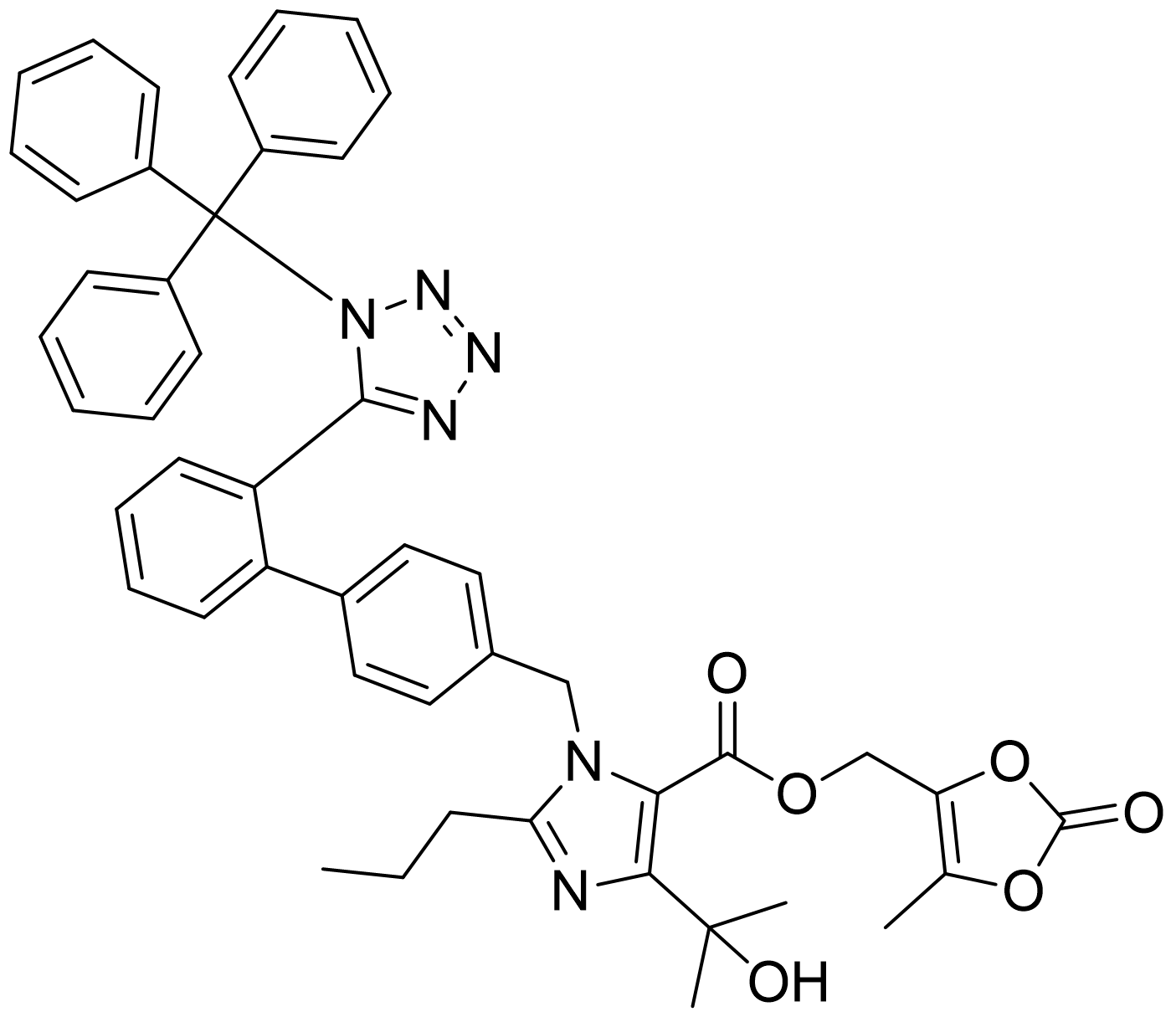 Trityl Olmesartan Medoxomil